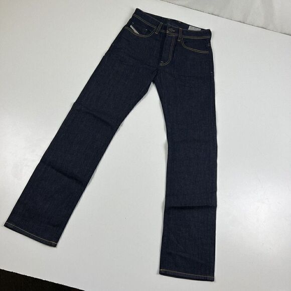 Diesel Mens Blue Denim Larkee Relaxed 0R8J4 Comfort Straight Jeans 26x30 $178 - Picture 2 of 12